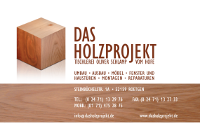 Das Holzprojekt